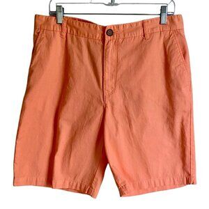 Havana Jim Men's Orange Cotton Shorts Size 34 with 8.5 inseam NEW